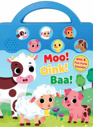 Title: Moo, Oink, Baa! (6-Button Sound Farm Book), Author: Maggie Fischer
