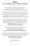 Alternative view 2 of We've Decided to Go in a Different Direction: Essays