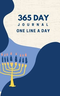 365 Day Journal - One Line A Day: Jewish Daily Journal to Become More Productive and Mindful