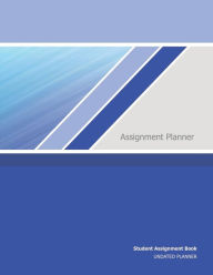 Title: Student Assignment Planner: Undated:(CJA Publishing), Author: Christopher Anderson
