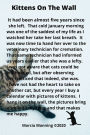 KITTENS ON THE WALL: A Lined Journal Notebook dedicated to people who love cats and kittens.