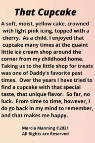 Title: THAT CUPCAKE: A Lined Journal Notebook dedicated to fathers., Author: Marcia Manning