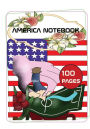 America Notebook: school supplies, A4 notebook, notepad, first day at school gifts, lined notebook, football gifts for boys, girls