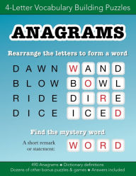 Title: Anagrams 4-letter vocabulary building word puzzles and other games: Education resources by Bounce Learning Kids, Author: Christopher Morgan