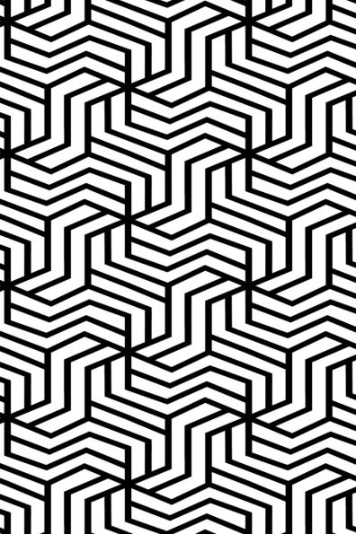 6x9 college ruled notebook: black & white