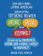 What Is the Difference Between Latinx, Latino, and Hispanic? / ï¿½Cuï¿½l Es La Diferencia Entre Ser Latinx, Latino O Hispano?