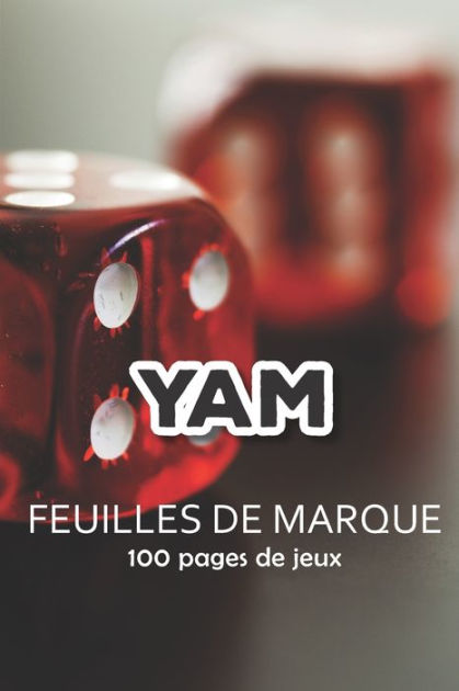 Yam Feuilles de marque Bloc de marque pour jeu de dï½s Yam 100