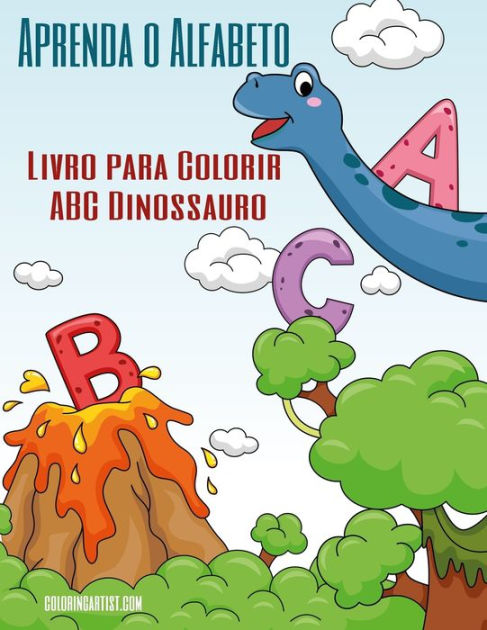 Páginas de coloração do alfabeto divertidas para crianças