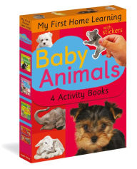 Title: Baby Animals: 4 Activity Book Boxed Set with Stickers: Baby Pets; Farm Babies; Forest Babies; Wild Animals, Author: Tiger Tales