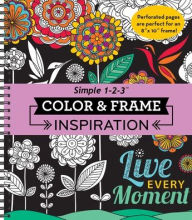 Title: Color & Frame - Inspiration (Adult Coloring Book), Author: New Seasons