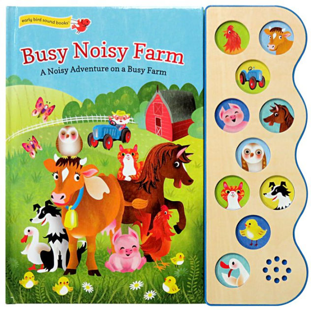Busy Noisy Farm by Julia Lobo, Olga Demidova, Interactive Book Barnes