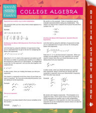 Title: College Algebra (Speedy Study Guides), Author: Speedy Publishing