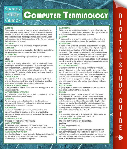 What Is Terminology In Computer