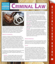Title: Criminal Law (Speedy Study Guides), Author: Speedy Publishing