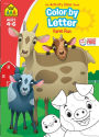 School Zone Color By Letter Farm Fun Workbook
