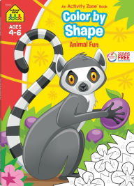 Title: School Zone Color By Shape Animal Fun Workbook, Author: School Zone