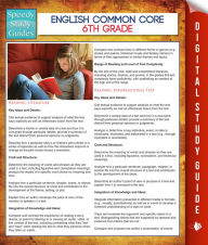 Title: English Common Core 6th Grade (Speedy Study Guides), Author: Speedy Publishing