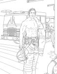 Alternative view 4 of Men in Uniform Adult Coloring Book
