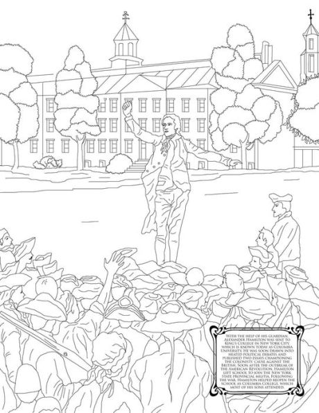 Hamilton: The Adult Coloring Book