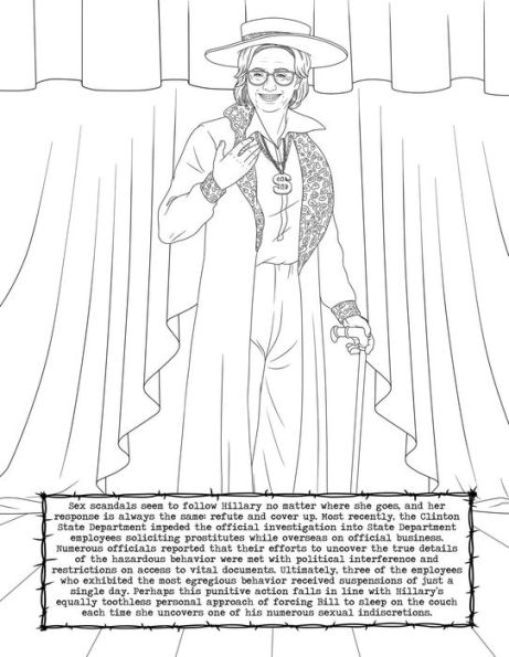 Go the F**k to Jail: An Adult Coloring Book of the Clinton Scandals