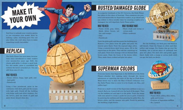 IncrediBuilds: DC Comics: Superman: Daily Planet Deluxe Book and Model Set