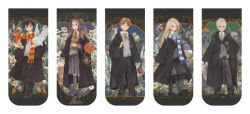 Alternative view 2 of Harry Potter: Floral Fantasy Magnetic Bookmark Set (Set of 5)
