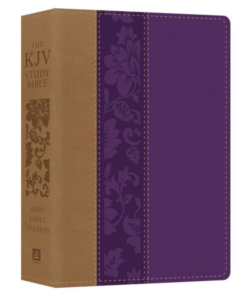 The KJV Study Bible, Large Print [Violet Floret]