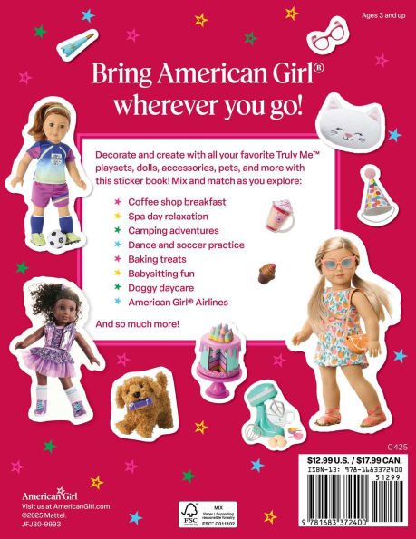 American Girl: Create Your World Sticker Book