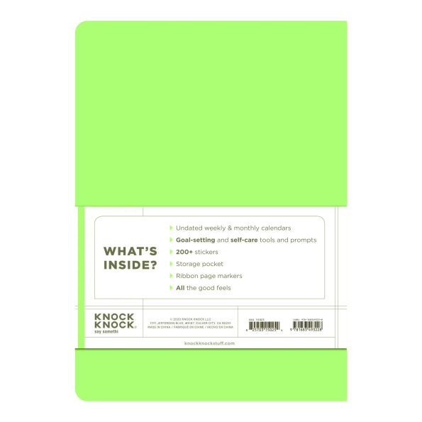 Make a Plan Undated Planner and Weekly Agenda Notebook