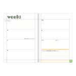 Alternative view 5 of Make a Plan Undated Planner and Weekly Agenda Notebook