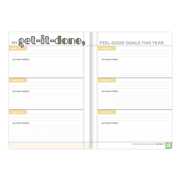 Make a Plan Undated Planner and Weekly Agenda Notebook