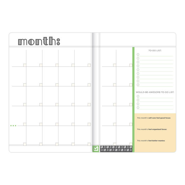 Make a Plan Undated Planner and Weekly Agenda Notebook