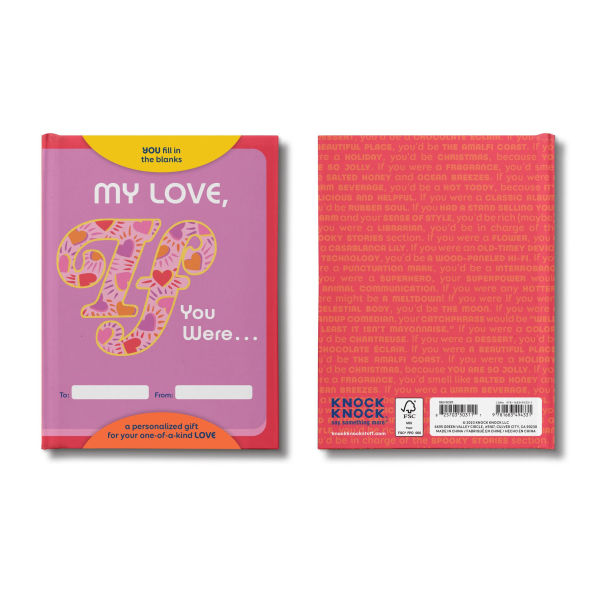 My Love, If You Were Fill-In-The-Blank Book - A Personalized Gift Book For Your Love