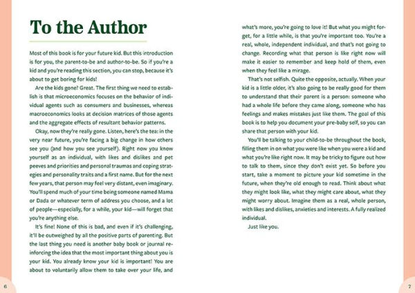 Before You: A Book by Me, Your Parent, from a Time When You Didn't Exist