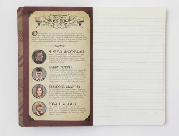 Harry Potter: Gryffindor Ruled Notebook