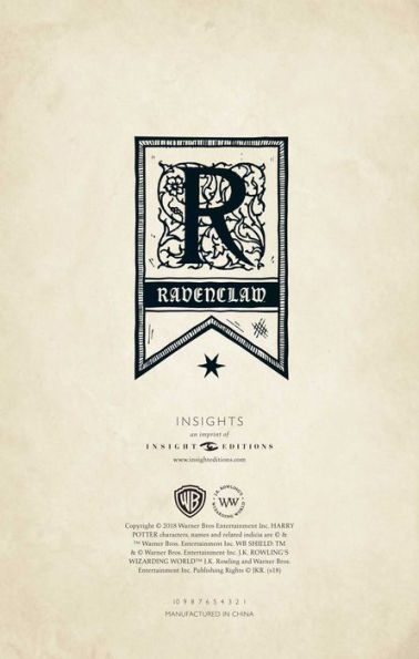 Harry Potter: Ravenclaw Hardcover Ruled Journal