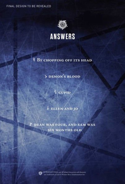 Supernatural Pop Quiz Trivia Deck