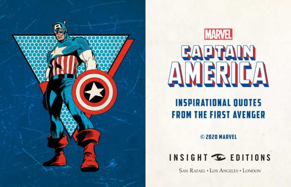 Marvel Comics: Captain America (Tiny Book): Inspirational Quotes From the First Avenger (Fits in the Palm of Your Hand, Stocking Stuffer, Novelty Geek Gift)