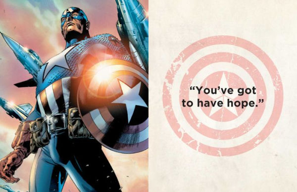 Marvel Comics: Captain America (Tiny Book): Inspirational Quotes From the First Avenger (Fits in the Palm of Your Hand, Stocking Stuffer, Novelty Geek Gift)