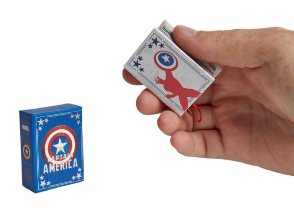 Marvel Comics: Captain America (Tiny Book): Inspirational Quotes From the First Avenger (Fits in the Palm of Your Hand, Stocking Stuffer, Novelty Geek Gift)