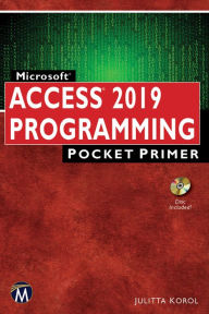 Title: Microsoft Access 2019 Programming Pocket Primer, Author: Julitta Korol