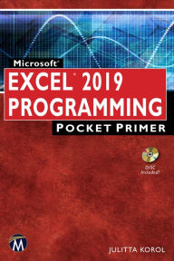 Title: Microsoft Excel 2019 Programming Pocket Primer, Author: Julitta Korol