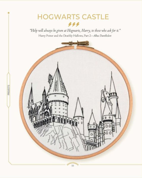 Harry Potter Embroidery