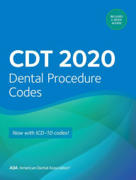 Downloads free ebooks Cdt 2020: Dental Procedure Codes by ADA 9781684470549 ePub (English Edition)