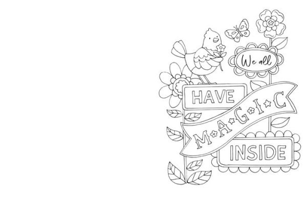 Art of Positivity: 35+ Hopeful Coloring Projects