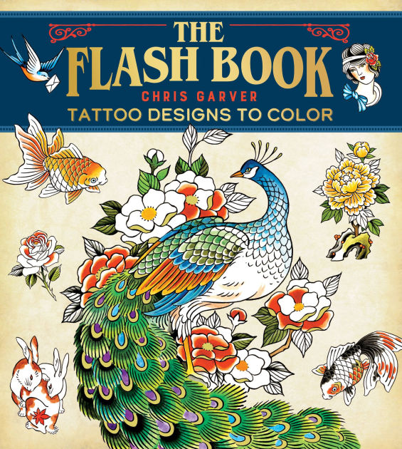 その他 THE TATTOO FLASH COLORING BOOK The Tattoo Flash Coloring Book – Blue Seven