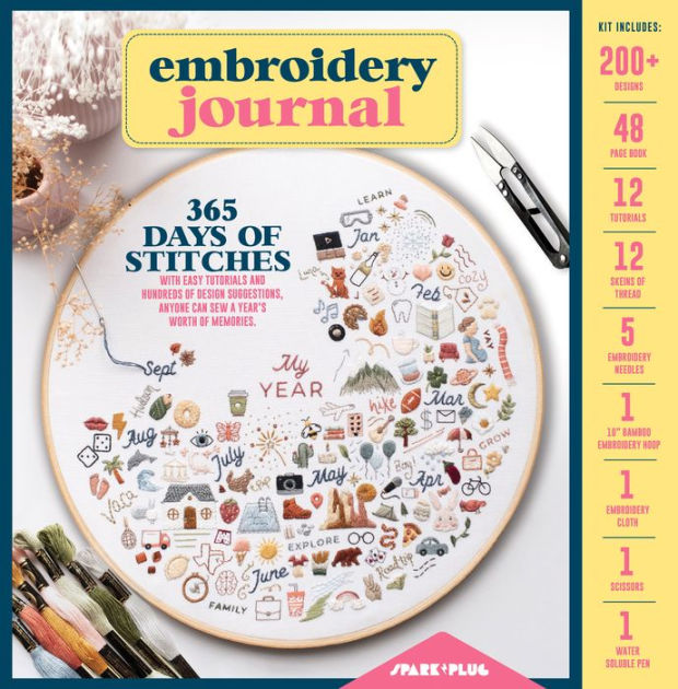 FREE Embroidery Journal Template (Two Font Options)