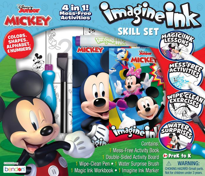 Mickey Mouse Scratch Art for Kids, Toddlers - Bundle with Scratch Book for  Kids Featuring Mickey Mouse Plus Mickey Mess Free Imagine Ink, More 