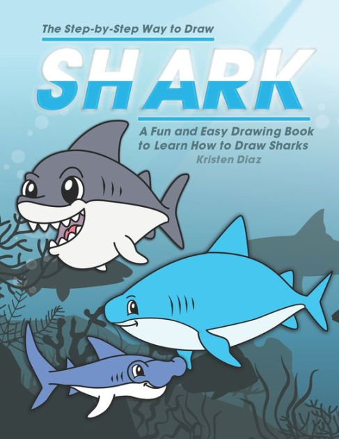 How to draw a shark step by step