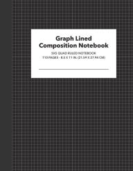 Title: Graph Lined Composition Notebook - 5x5 Quad Ruled Notebook: Grid Composition Book 110 Pages - 8.5x11 in. (21.59 x 27.94 cm.) Black, Author: Californiacreate